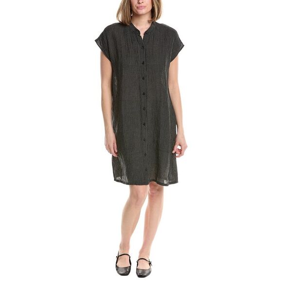 EILEEN FISHER Dresses & Skirts - Eileen Fisher Womens  Linen Mini Dress, Black